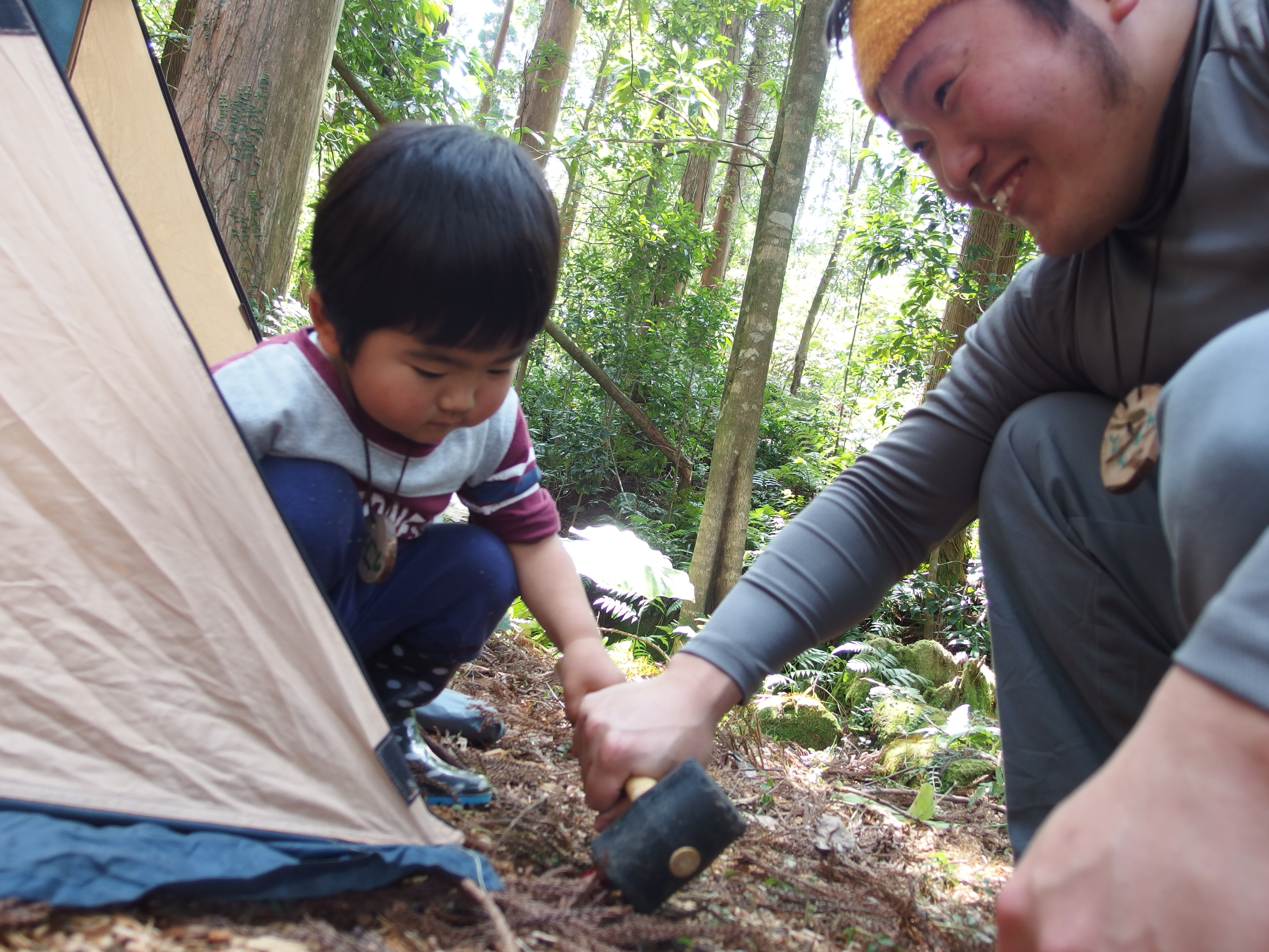 屋久島こども森のあそび場〜テントdeわくわくキャンプ〜