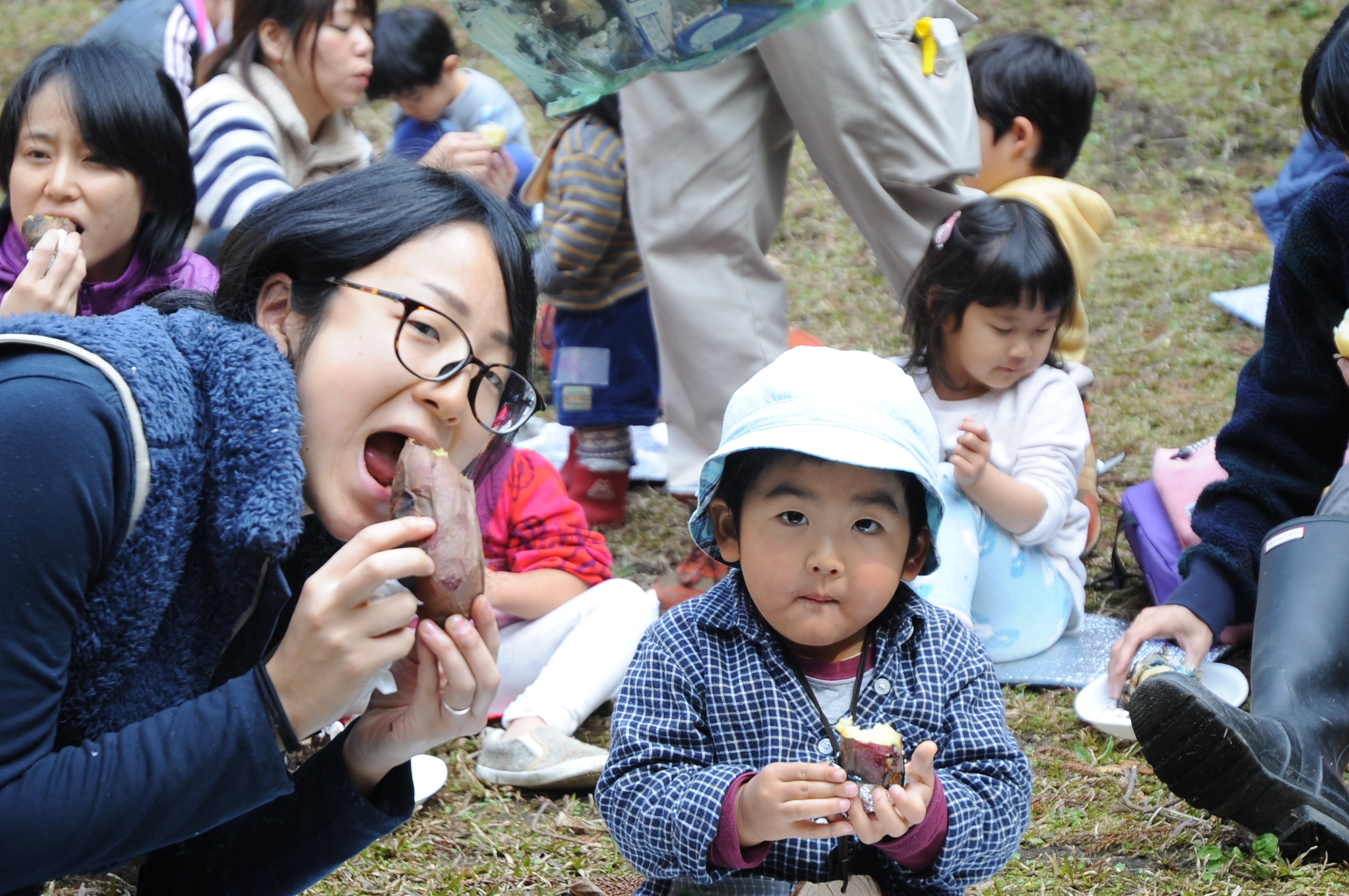 屋久島こども森のあそび場〜冬の森de焼き芋の会〜